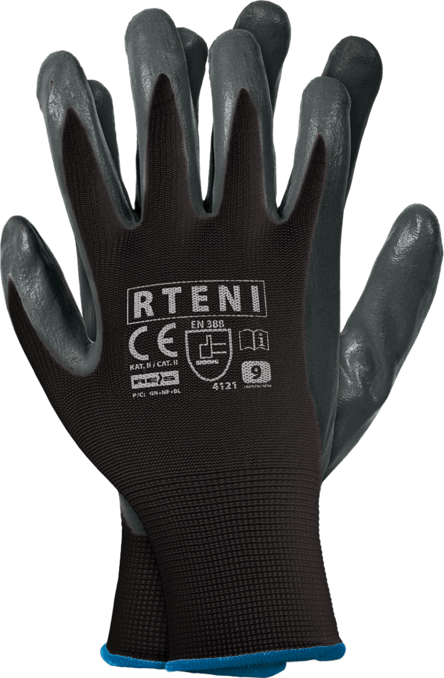 Mănuși de lucru NITRENI BLACK