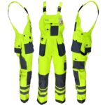 Pantaloni reflectorizanți cu bretele PROFI HIVIS