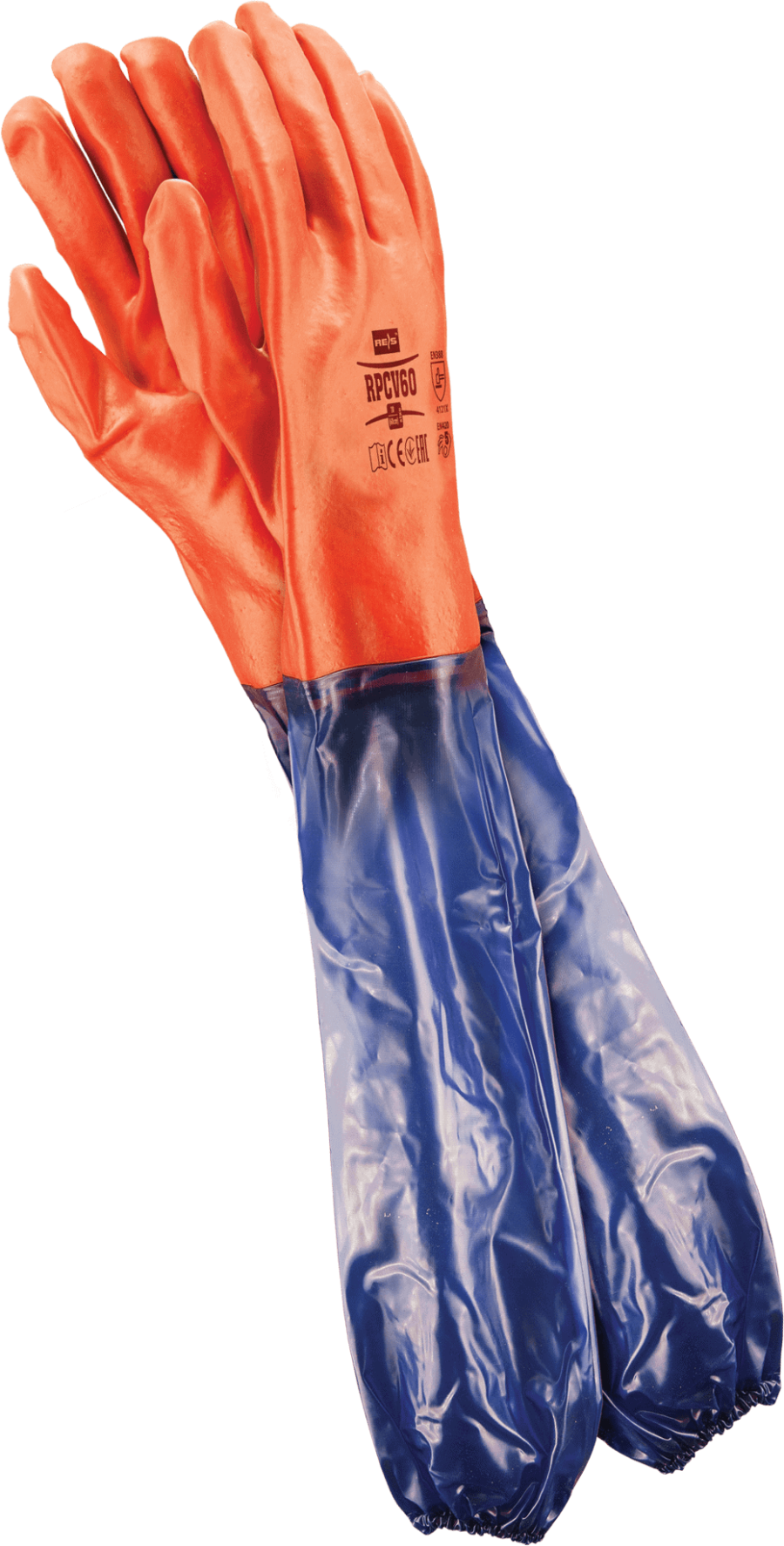 Mănuși de lucru PVC 60 cm