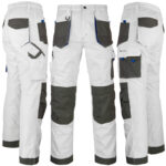 Salopetă de lucru până la talie PROFI COOL WHITE 2.0