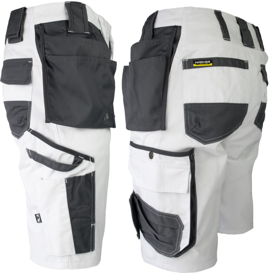 Pantaloni scurți de lucru HARVER WHITE 2.0