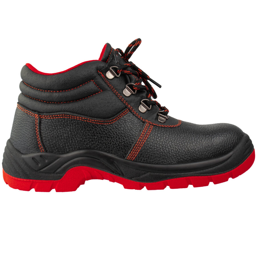Pantofi de lucru din piele ALFA COOL RED SB