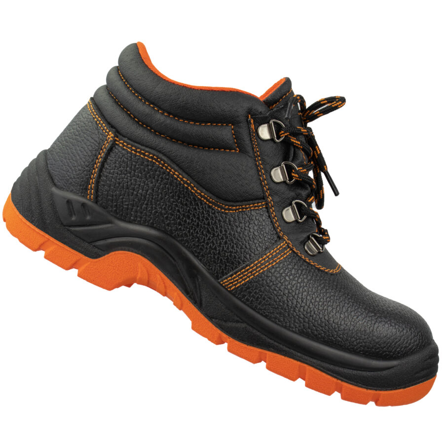 Pantofi de lucru din piele ALFA COOL ORANGE SB