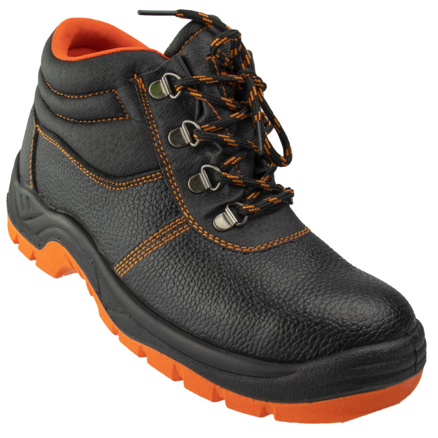 Pantofi de lucru din piele ALFA COOL ORANGE SB