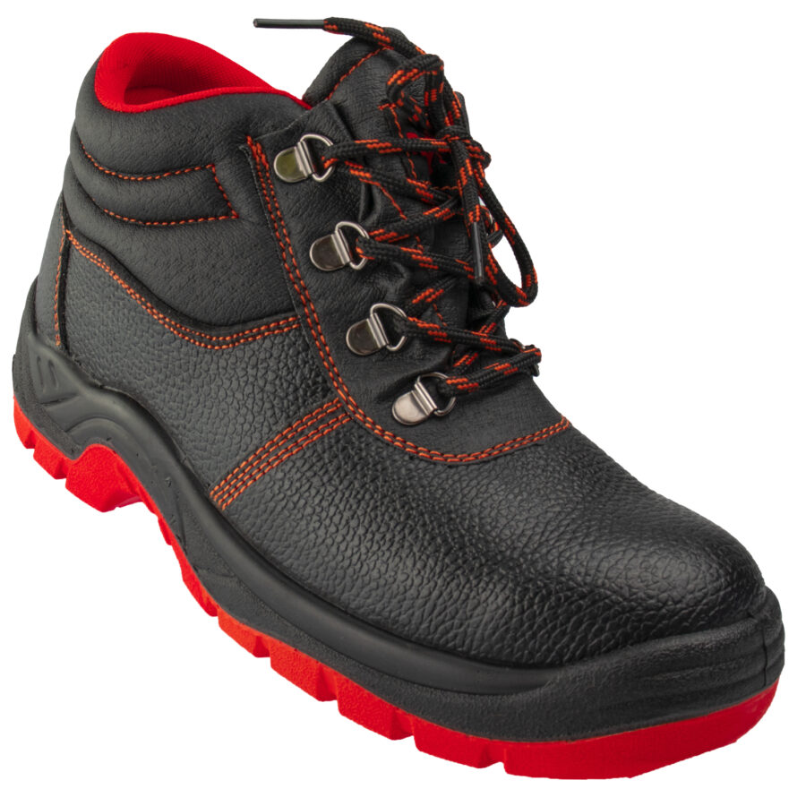 Pantofi de lucru din piele ALFA COOL RED SB