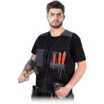 Vestă de lucru mecanic HARDER BLACK 2.0