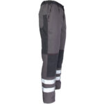 Pantaloni din bumbac până la talie DELUX REFLEX GREY