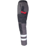 Pantaloni din bumbac până la talie DELUX REFLEX GREY