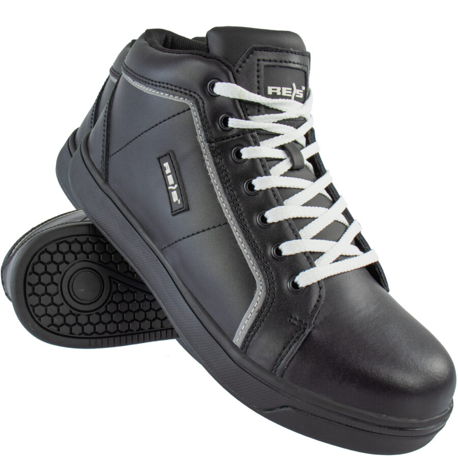 Pantofi de protecție din piele JOHNY SB pentru lucru