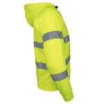 Hanorac reflectorizant cu glugă cu fermoar PRO HIVIS