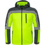 Jachetă de lucru PIROL softshell cu elemente reflectorizante