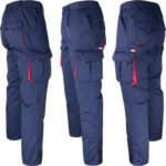 Pantaloni de lucru cu elastan MANNLAND NAVY RED