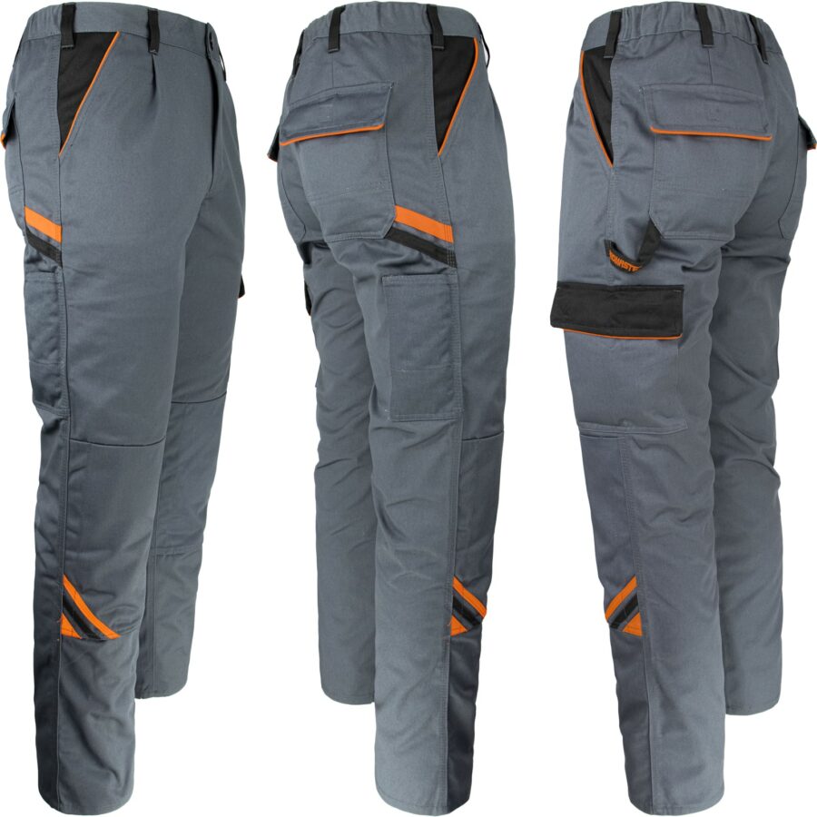Pantaloni de lucru până la talie PRO GREY
