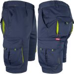 Salopetă pantaloni scurți cu elastan MANNLAND NAVY YELLOW