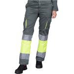 Pantaloni de damă reflectorizanți cu elastan FRAULAND HIVIS GREY