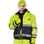 Jachetă de lucru reflectorizantă pentru iarnă WARDI HIVIS 2în1