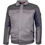 Jachetă de lucru din bumbac DELUX STRONG GREY