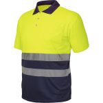 Tricou polo de lucru reflectorizant NEO NAVY