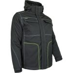 Jachetă de lucru softshell de iarnă ORKAN BLACK