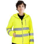 Hanorac reflectorizant din fleece pentru femei MANTIS HOOD HIVIS