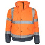 Jachetă de iarnă reflectorizantă BLUE BOMB ORANGE