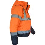 Jachetă de iarnă reflectorizantă BLUE BOMB ORANGE
