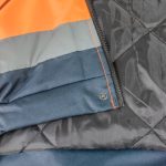 Jachetă de iarnă reflectorizantă BLUE BOMB ORANGE