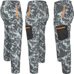 Pantaloni de lucru softshell de camuflaj ORKAN CAMU