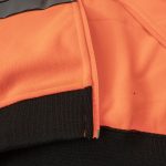 Hanorac reflectorizant din fleece cu glugă LUMINO ORANGE