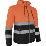 Hanorac reflectorizant din fleece pentru femei MANTIS HOOD ORANGE