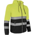 Hanorac reflectorizant din fleece pentru femei MANTIS HOOD YELLOW