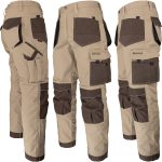 Salopetă de lucru până la talie PROFI COOL BROWN 2.0