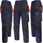 Salopetă de lucru până la talie PROFI NAVY RED 2.0