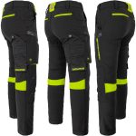 Pantaloni de lucru stretch RAUT BLACK