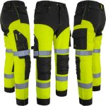 Pantaloni de lucru reflectorizanți stretch HAYFLES