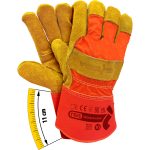 Mănuși de lucru din piele combinată GOLDINO LONG