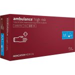 Mănuși de diagnostic din latex 50 buc. MERCATOR Ambulance® High Risk nepudrate