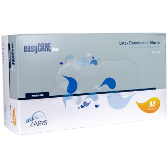 Mănuși de diagnostic din latex de unică folosință ZARYS easyCARE pudrate
