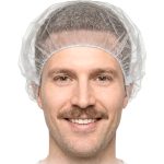 Bonetă de protecție practică de unică folosință 100 buc NYLON