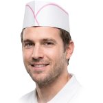 Bonetă de bucătar din hârtie 100 buc bărcuță